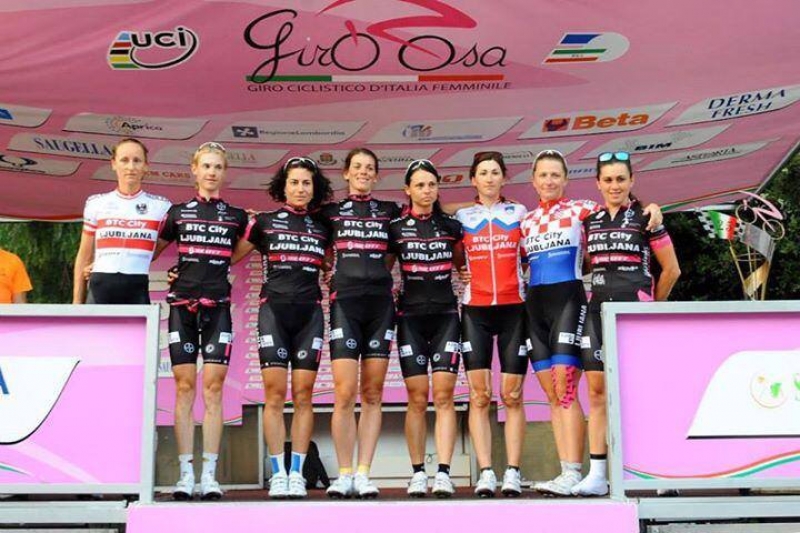 Giro Rosa 2015 v Sloveniji in članice profesionalne ekipe BTC City Ljubljana