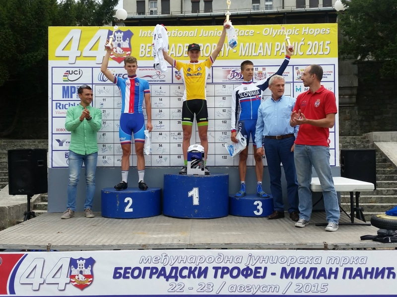 Jaka Primožič osvojil skupno zmago na etapni dirki Beograd Trophy