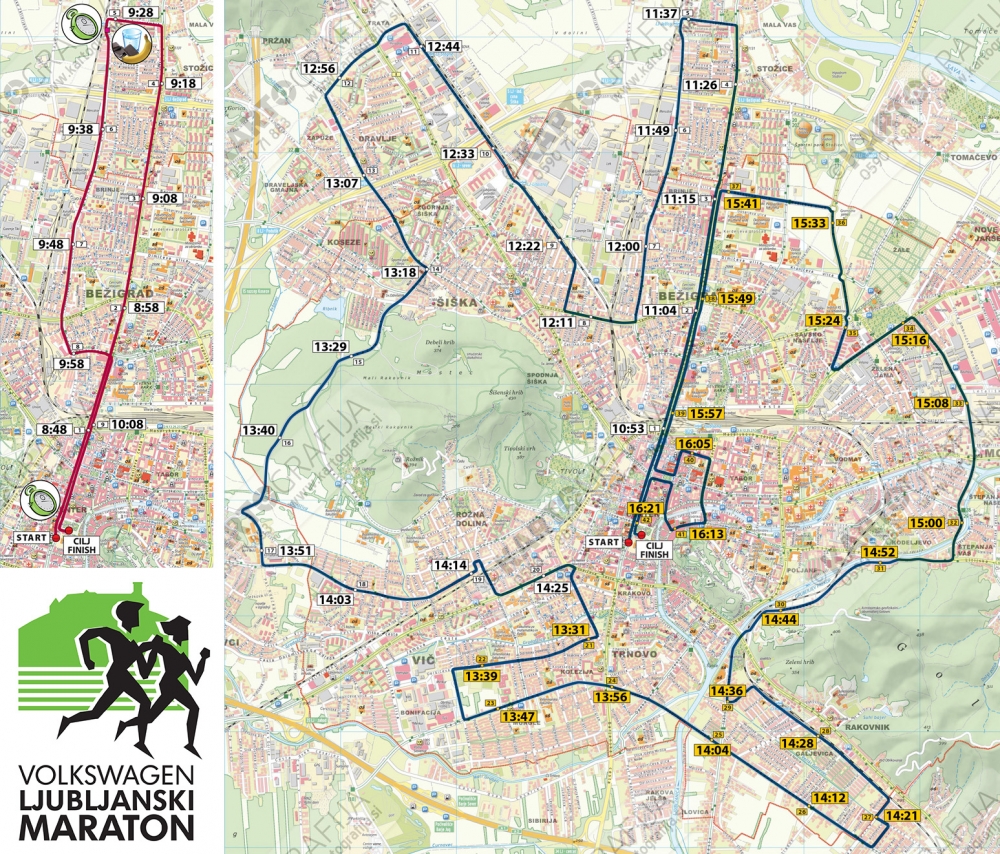 Ljubljanski maraton - zapore