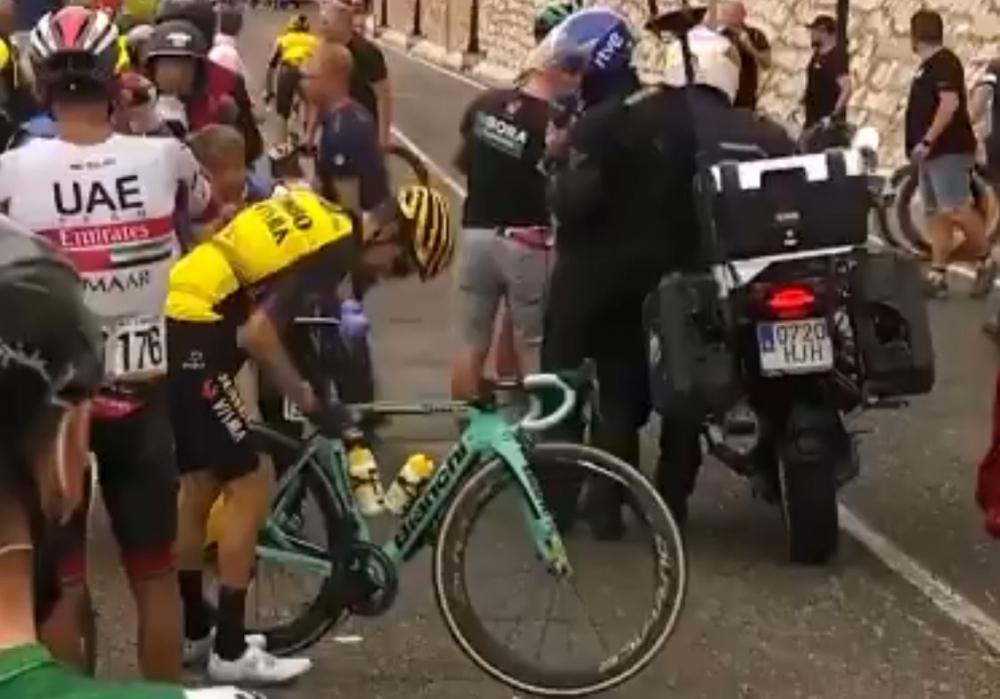 Padec 19. etapa Vuelta
